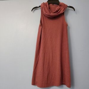 American Apparel Mauve Oversized Turtle Neck Mini dress